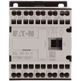 Contactor relay, 110 V DC, N/O = Normally open: 3 N/O, N/C = Normally closed: 1 NC, Spring-loaded terminals, DC operation