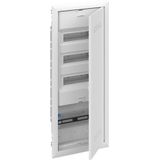 UK663CV Combi Unit , 872 mm x 384 mm x 97 mm, Flush mounting, 36 SU, IP30, Single