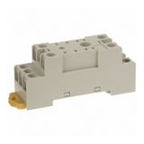 Socket, DIN rail/surface mounting, 8-pin, screw terminals (IEC/VDE)