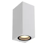 Lucide ZARO - Wall spotlight Outdoor - 2xGU10 - IP44 - White