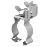BCVPC 8-12.5 D32  Beam clamp, for pipes, 8-12.5mm, Steel, St, zinc microlamellas