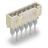 Male connector for rail-mount terminal blocks 1.2 x 1.2 mm pins straig