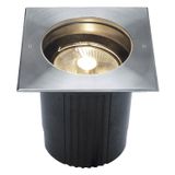 DASAR 215 rec lamp, max. 75W, IP67, angular, stainl. steel
