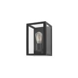 Black Die-Casting Aluminium Clear Glass LED E27 1x12 Watt 220-240 Volt IP54 Bulb Excluded L: 18 W: 17 H: 28 cm