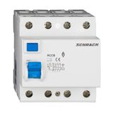 Residual Current Circuit Breaker 10kA, 40A, 4-pole, 30mA, F