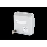 E-DAT modul IP44SG flush mounted housing gray unequipped