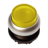 Illuminated Push-button, extended, spring-return, yellow