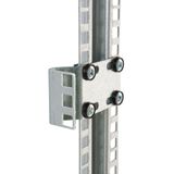 19"Vertical holder set 1U f. middle 19"-rail of DS-enclosure