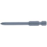 Bit for cross-head screws, E 6.3 DIN 3126, Pozidrive, 70 x Blade size,
