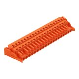 1-conductor female connector CAGE CLAMP® 2.5 mm² orange