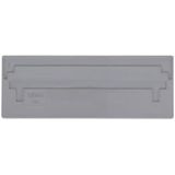 Separator plate 2 mm thick oversized gray