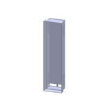 Wall box, 1 unit-wide, 28 Modul heights