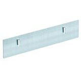 GR-KS FS  Sign holder, for grid gutters, 252x45, Steel, St, strip galvanized, DIN EN 10346