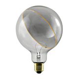 LED Illusion Globe 125 slanting top smokey E27  5W 2200K