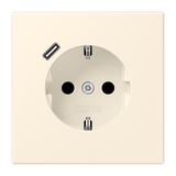 SCHUKO socket with USB type C LC4320B LC1520-18C245