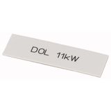 Labeling strip, DOL 250KW