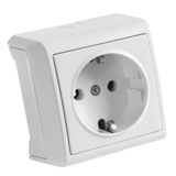 Vera White Earthed Socket