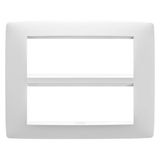 ONE PLATE - IN PAINTED TECHNOPOLYMER - 12 MODULE - SATIN WHITE - CHORUSMART
