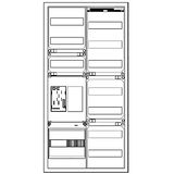 Z„hlerverteiler 1xZF, eHZ, H=1100 B=550 T=210mm, 1xVF