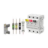 Eaton Bussmann series TPH high-current switch base, Metric, LED, 80 Vdc, 800A, High current, 1-1/4 In Male Quick-Connect Terminal, SCCR: 100 kA