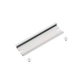 Terminal rail, Terminal rails, 35 x 7.5 x 64 mm, Steel, galvanized, ch