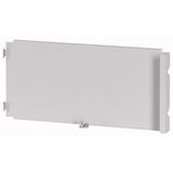 Front plate, blind, HxW= 100 x 600mm