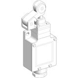 Limit switch, Limit switches XC Standard, XCKL, thermoplastic plastic roller lever plunger, 1NC+1 NO, snap, Cable gland