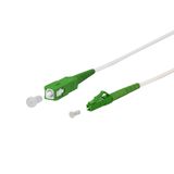 OpDAT patch cord SC-S APC/LC-S APC OS2, white, 3.0 m