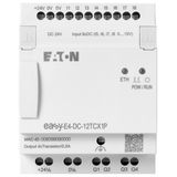 Control relays, easyE4 (expandable, Ethernet), 24 V DC, Inputs Digital: 8, of which can be used as analog: 4, push-in terminal