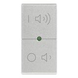 Button 1M ON/OFF symbols Silver