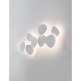 White Gypsum & Alumimium LED 12 Watt 220-240 Volt 1121Lm 3000K IP20 L: 20.5 W: 11 H: 22 cm