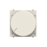 N2240.3 BL Thermostat Turn Heater 1gang White - Zenit