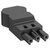BT-S4 GST18i3 SW Socket section 3-pole, screw connection