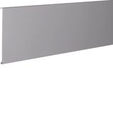 slotted trunking lid from PVC for DNG width 125mm stone grey
