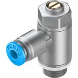 GRLZ-1/8-QS-4-D One-way flow control valve