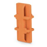 Fixing element for 95 mm² high-current terminal blocks orange