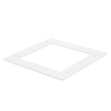 DBP130130RW  Ceiling plate for column profile, for ISS130130, pure white Steel