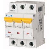 Miniature circuit breaker (MCB), 25 A, 3p, characteristic: B