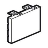 Blank module Arteor - square - 3 modules - magnesium