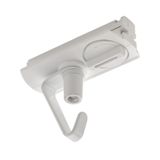 Adaptor for 1-circuit HV-track , white, electrical