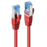 3m Cat.6A S/FTP LSZH Network Cable, Red RJ45, M/M, 500MHz, Copper