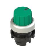 Green three-position knob selector E2 1SE43FCE49AB