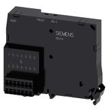 AS-Interface module, 4 inputs/4 outputs, black, push-in + plug for input/output