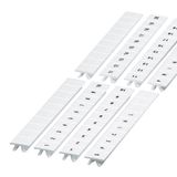 CLIP IN MARKING STRIP, 8MM, 10 CHARACTERS 91 TO 100, PRINTED HORIZONT