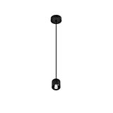 VARYT pendant lamp E14 pendantlength 150cm max. 1x6W black