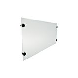 19" blank panel SnapIn 3U steel RAL9005 black PU5