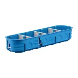 Junction box for cavity walls P4x60K MULTIBOX K blue