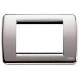 Rondò plate 3M metal brushed nickel