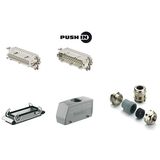 Industrial connectors (set), Series: HE, PUSH IN, Size: 8, Number of p