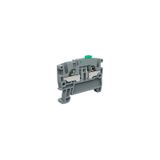 Push-in disconnector terminal 2.5mm2, 1-level, grey color